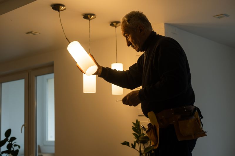 Entryway Lighting Installation in Olathe, KS